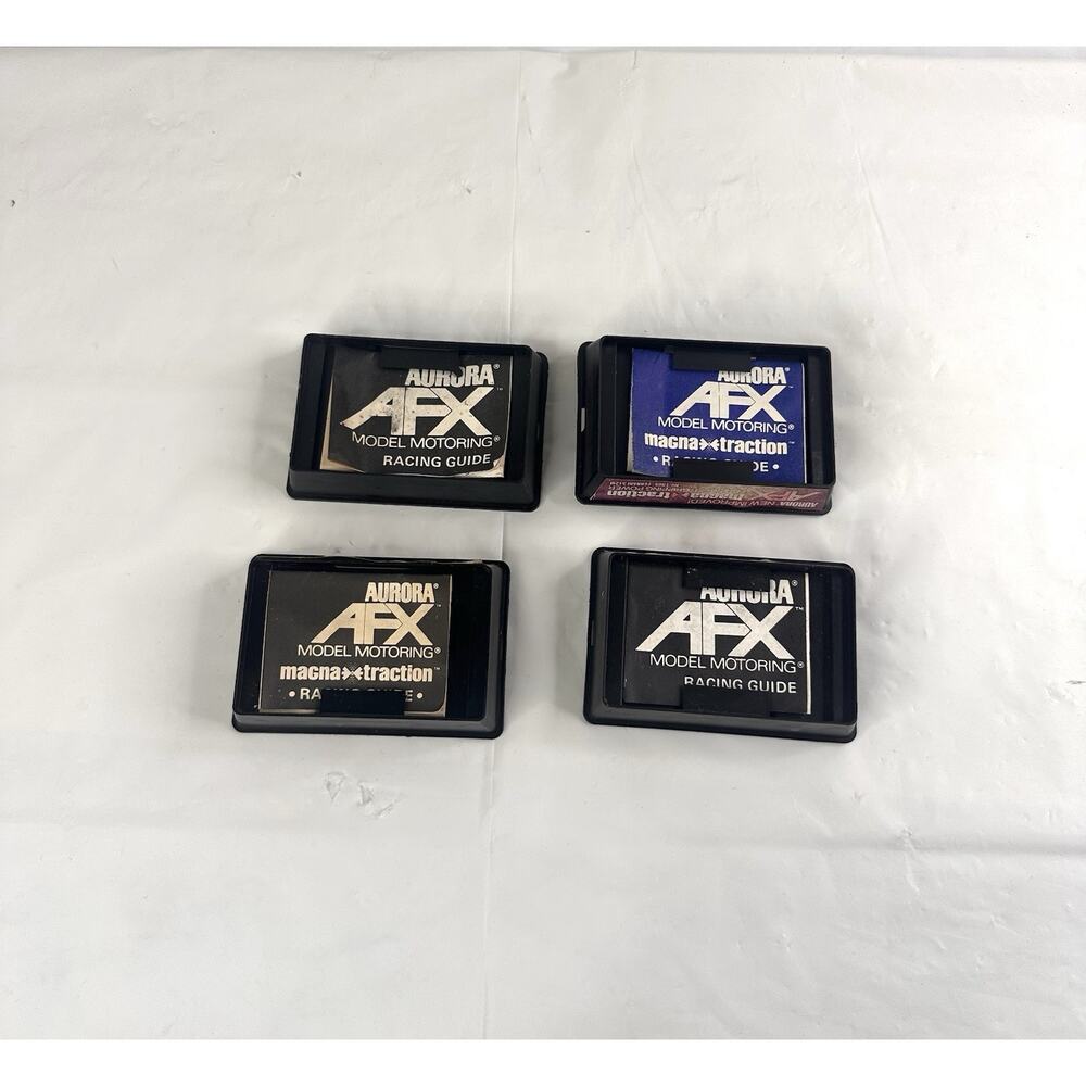 Aurora AFX Magna Traction Slot Car Hard Plastic Bases Only Damaged 1915 1934